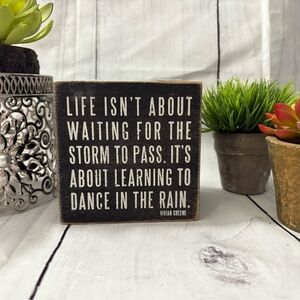 Small wooden trinket box - Dance In The Rain